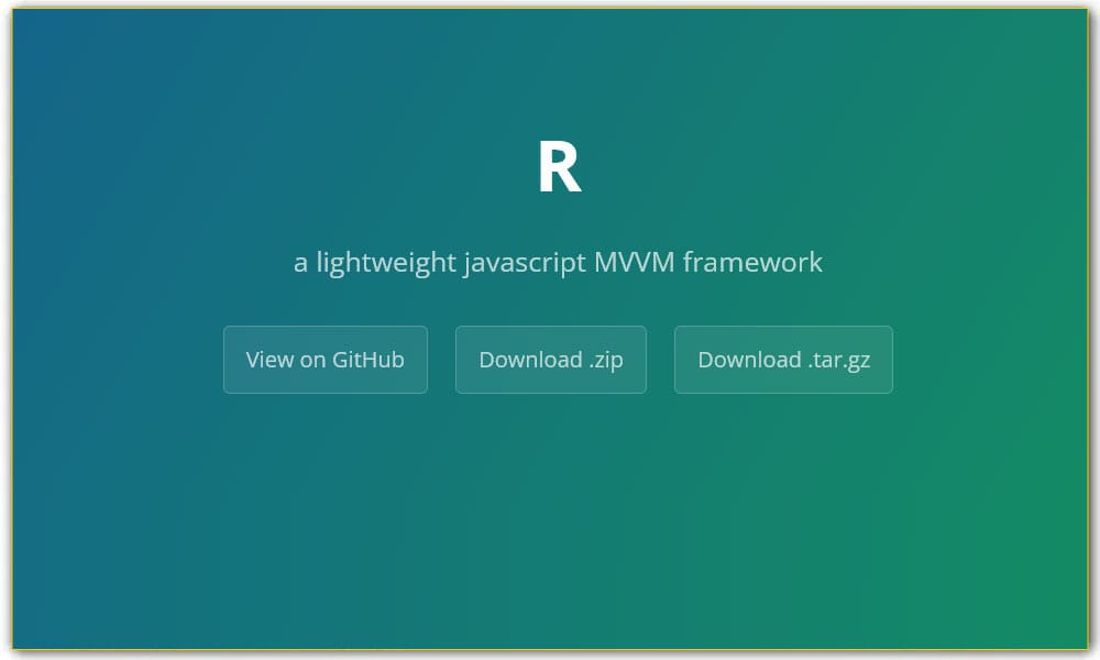100+ JavaScript Frameworks for Web Developers 21 R - Javascript MVVM Framework