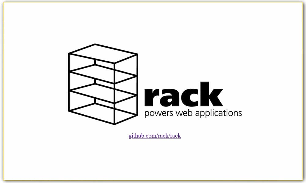 50+ Ruby Frameworks For Developers 8 Rack