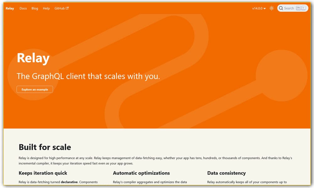 100+ JavaScript Frameworks for Web Developers 11 Relay