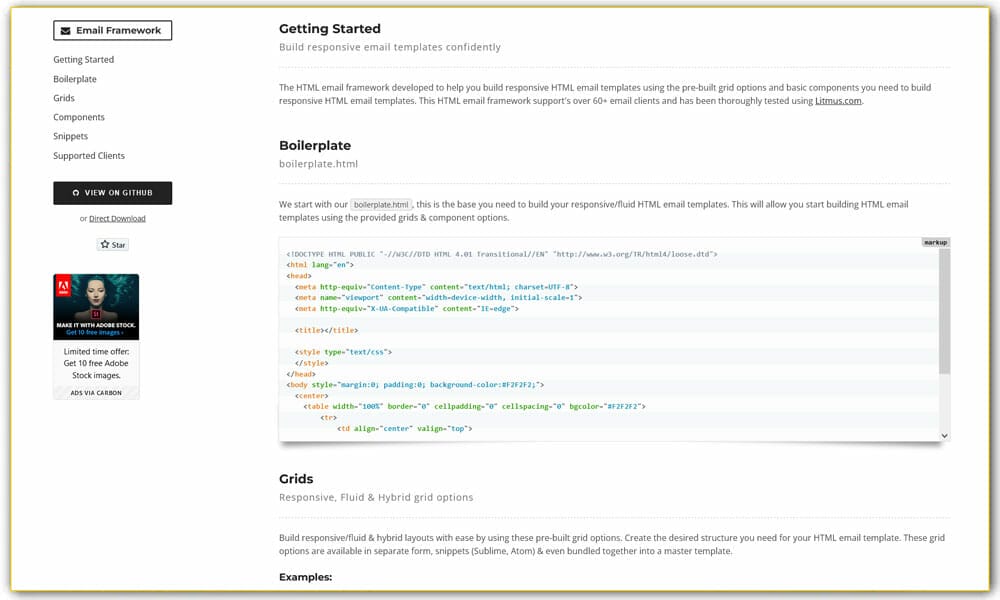 20+ Best Responsive Email Frameworks 15 Responsive HTML Email Framework