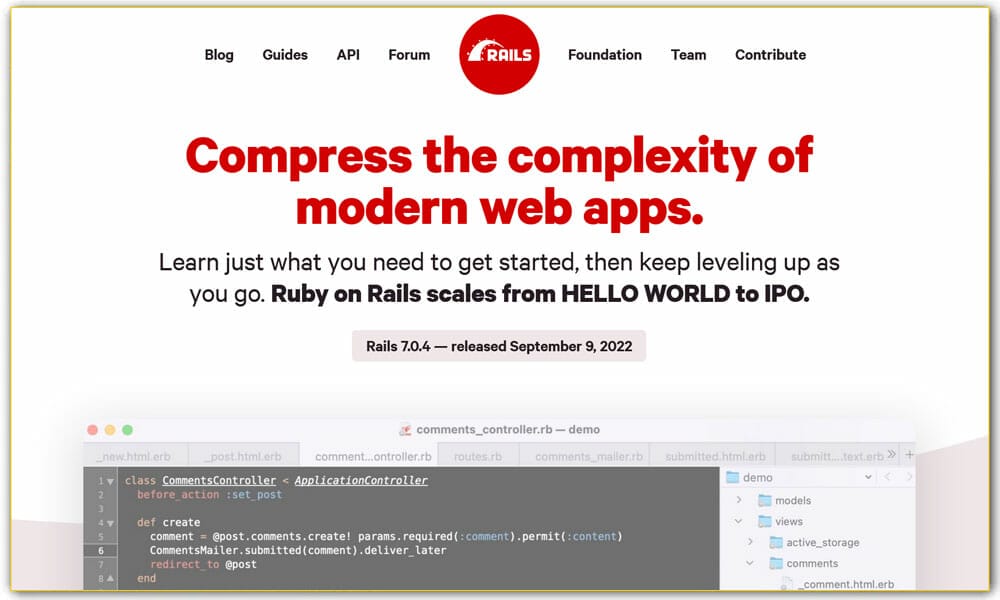 Ruby on Rails