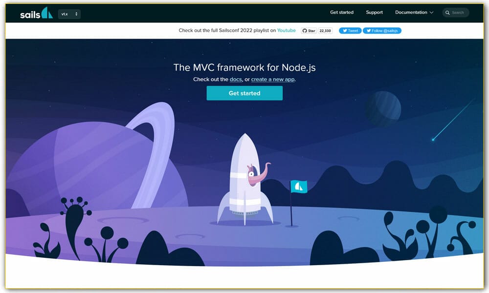 100+ JavaScript Frameworks for Web Developers 72 Sails.js