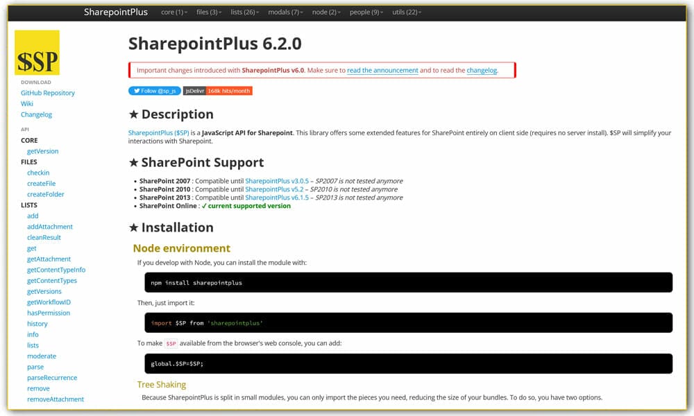 100+ JavaScript Frameworks for Web Developers 87 SharepointPlus