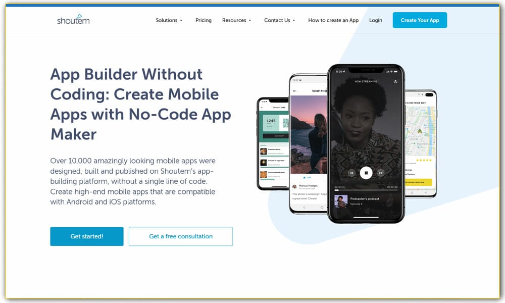 20+ Best Mobile App Builders 2023 11 Shoutem