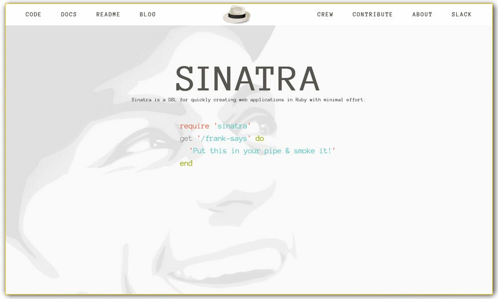 50+ Ruby Frameworks For Developers 9 Sinatra
