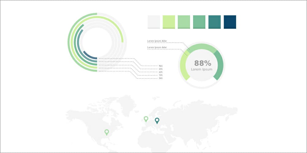 Universal Subtle Infographic Elements