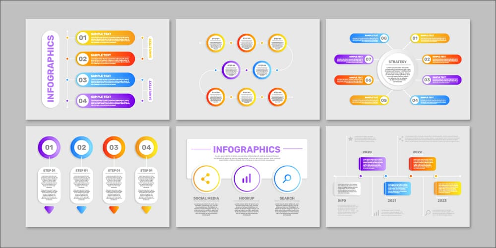 Vector Infographic Set