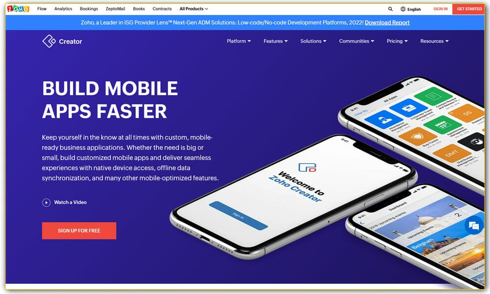 20+ Best Mobile App Builders 2023 14 Zoho Creator