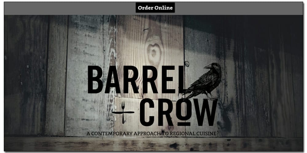 Inspiring Examples Of Wood Texture In Web Design 1 Barrel and Crow