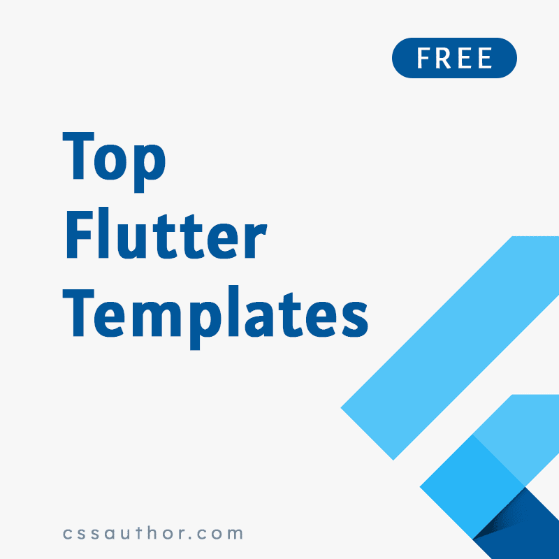 50+ Best Flutter Templates for Free