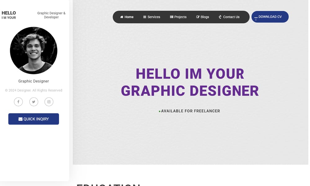 10+ Best Free Resume WordPress Themes 2024 22 Online Resume