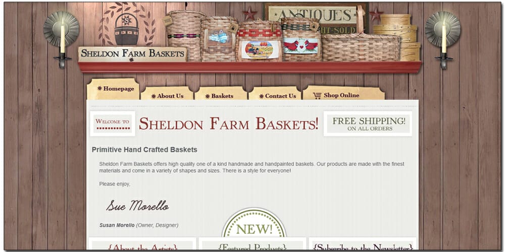 Sheldon Farm Baskets Sheldon Farm Baskets