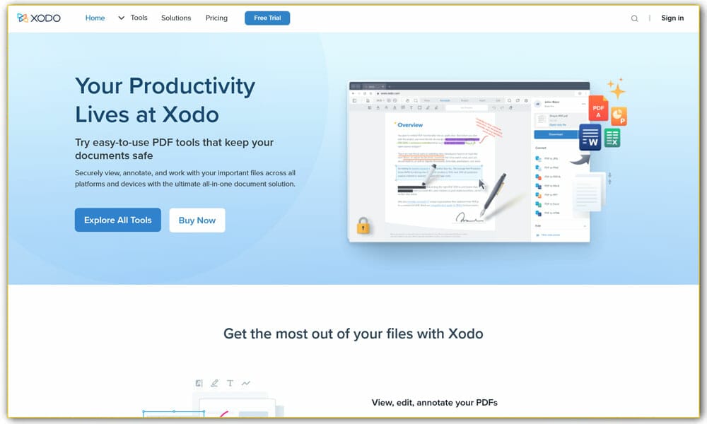 25+ Best PDF Editors That You May Not Know 2024 9 Xodo PDF Reader & Editor
