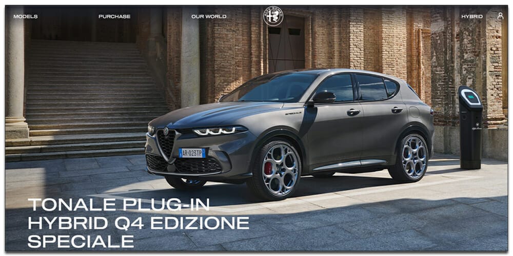 30 Best Automotive Websites For Your Inspiration 3 Alfa Romeo