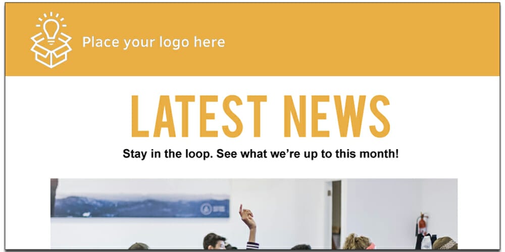 Free Email Newsletter Templates PSD 1 Email Templates from Campaign Monitor