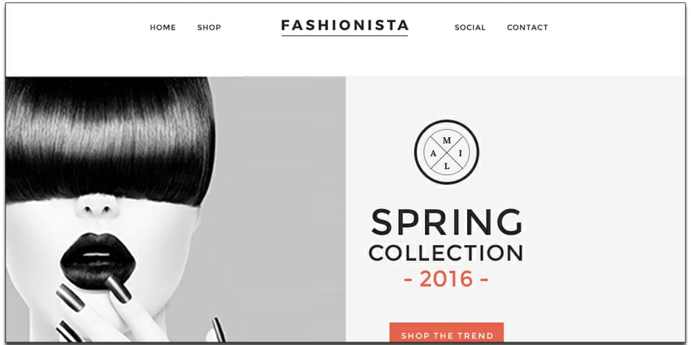Free Email Newsletter Templates PSD 3 Fashionista