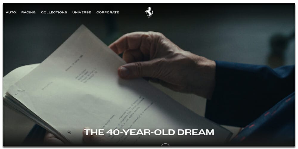 30 Best Automotive Websites For Your Inspiration 22 Ferrari