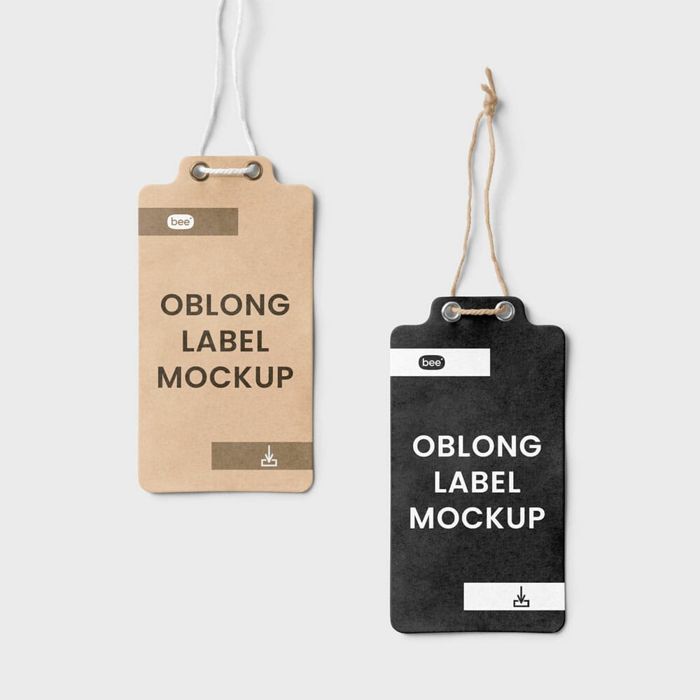 Free Eco Label Mockup PSD 1 Free Eco Label Mockup PSD