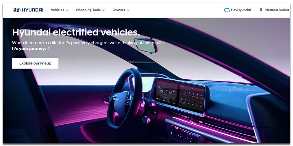 30 Best Automotive Websites For Your Inspiration 26 Hyundai