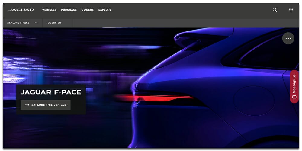 30 Best Automotive Websites For Your Inspiration 1 Jaguar