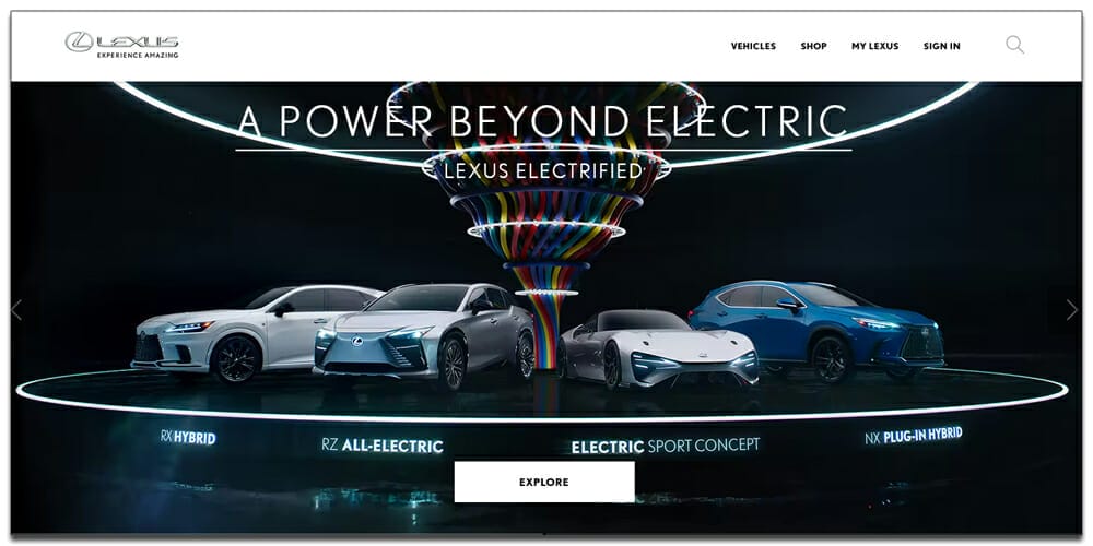 30 Best Automotive Websites For Your Inspiration 17 Lexus