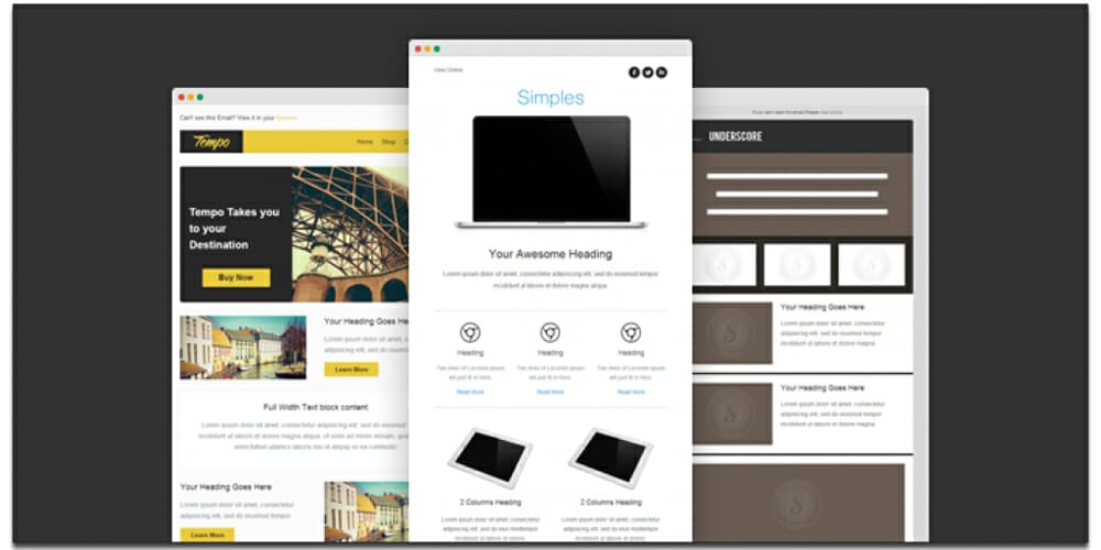 Litmus Responsive Email Templates PSD