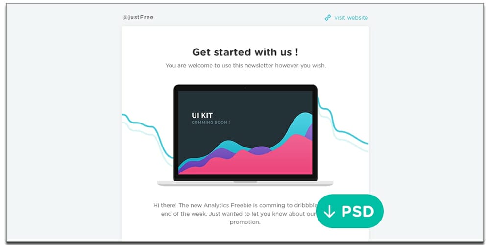 Free Email Newsletter Templates PSD 25 Newsletter Template PSD