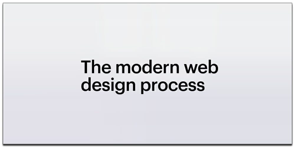 20 Best Books for Web Designers & Developers 6 The Modern Web Design Process