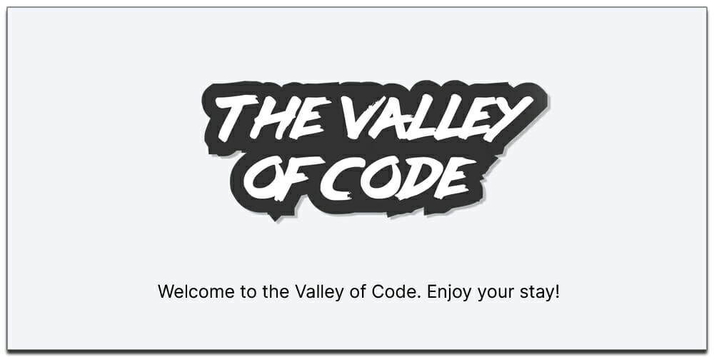 The Valley of Code