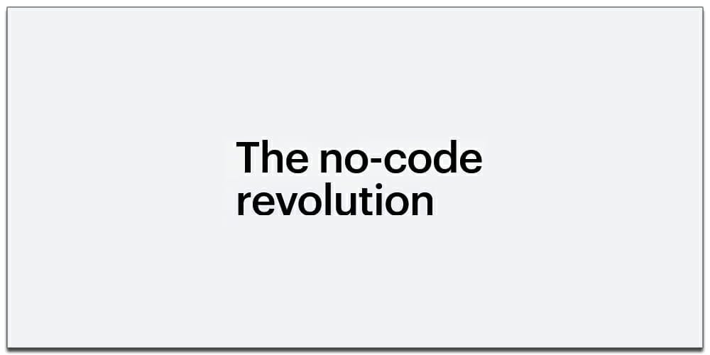 20 Best Books for Web Designers & Developers 19 The no Code Revolution