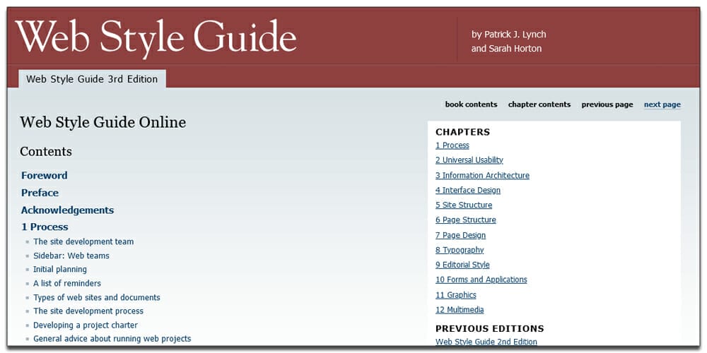 20 Best Books for Web Designers & Developers 20 Web Style Guide