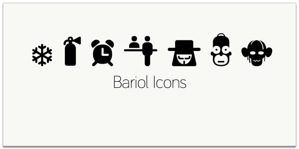 Useful Free Icon Fonts 23 Bariol Icons
