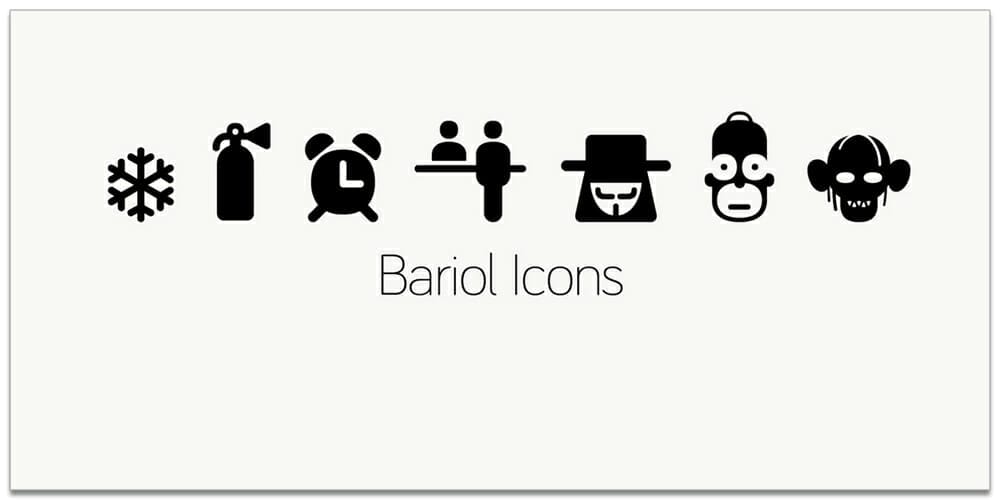 Bariol Icons