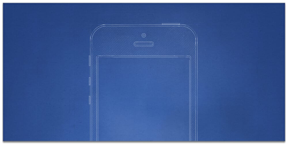 Latest Collection of iPhone Wireframe PSDs 14 Blueprint Mockup