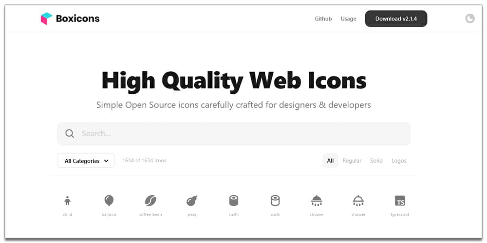 Useful Free Icon Fonts 5 Boxicons