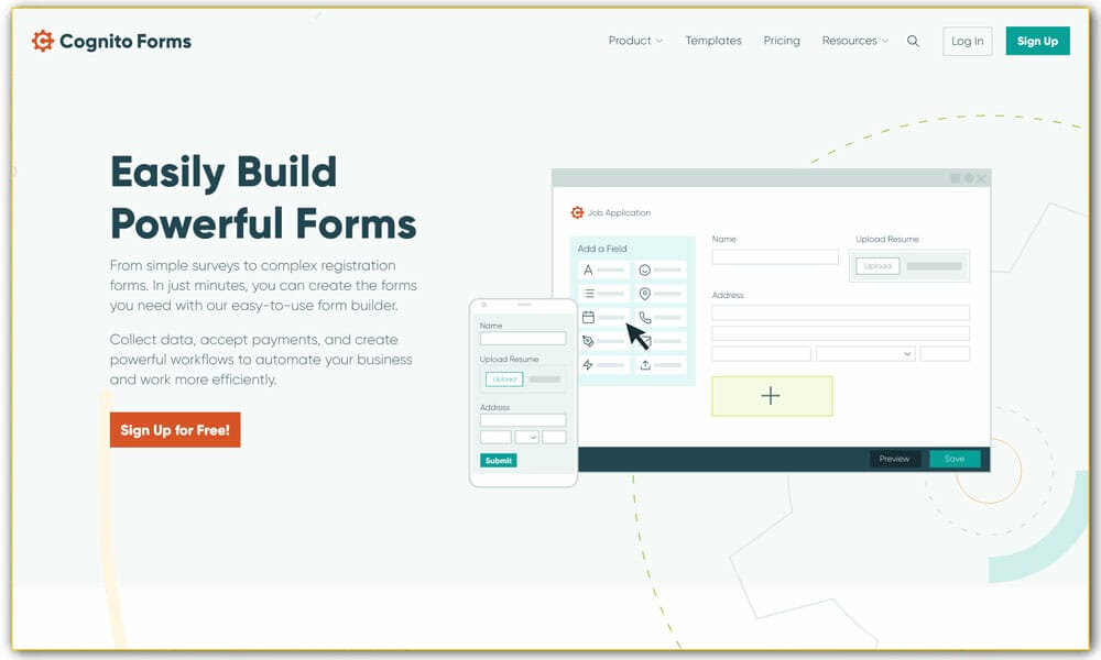 100+ Best Collection of Web Form Builders 3 Cognito Forms