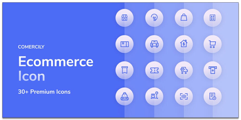 Latest Free E-commerce Icon Sets 3 Comercily