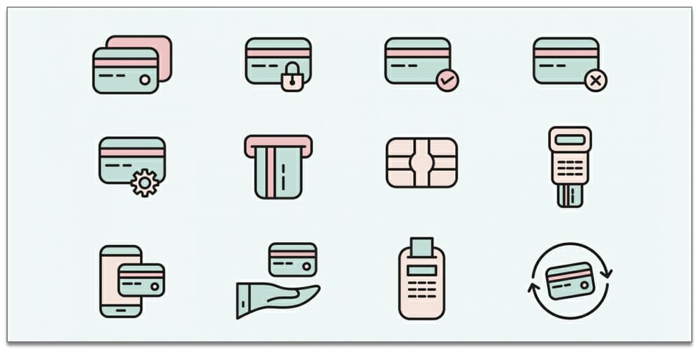 Credit Card Vector Icons