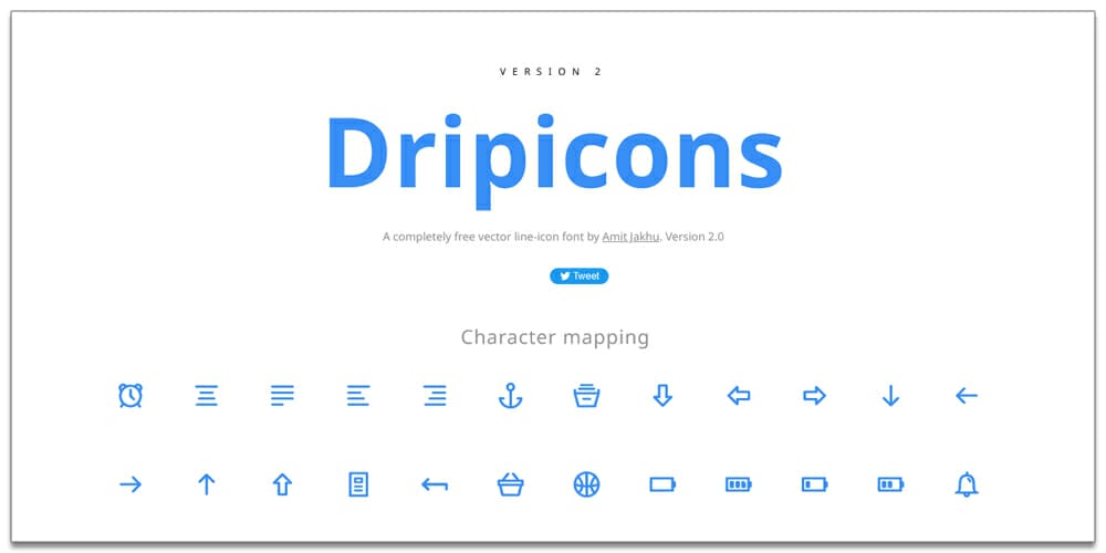 Best Free Line Icon Fonts 1 Dripicons