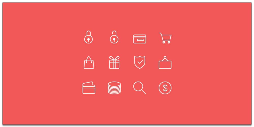 Latest Free E-commerce Icon Sets 30 Ecommerce Line Icons