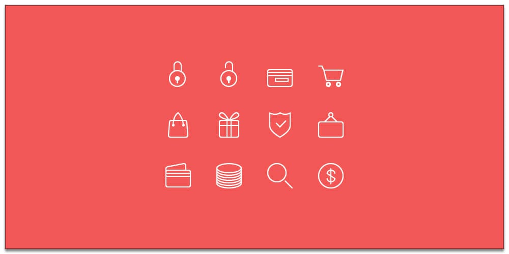 Ecommerce Line Icons