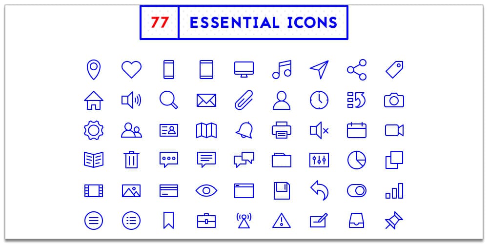 Essential Icons