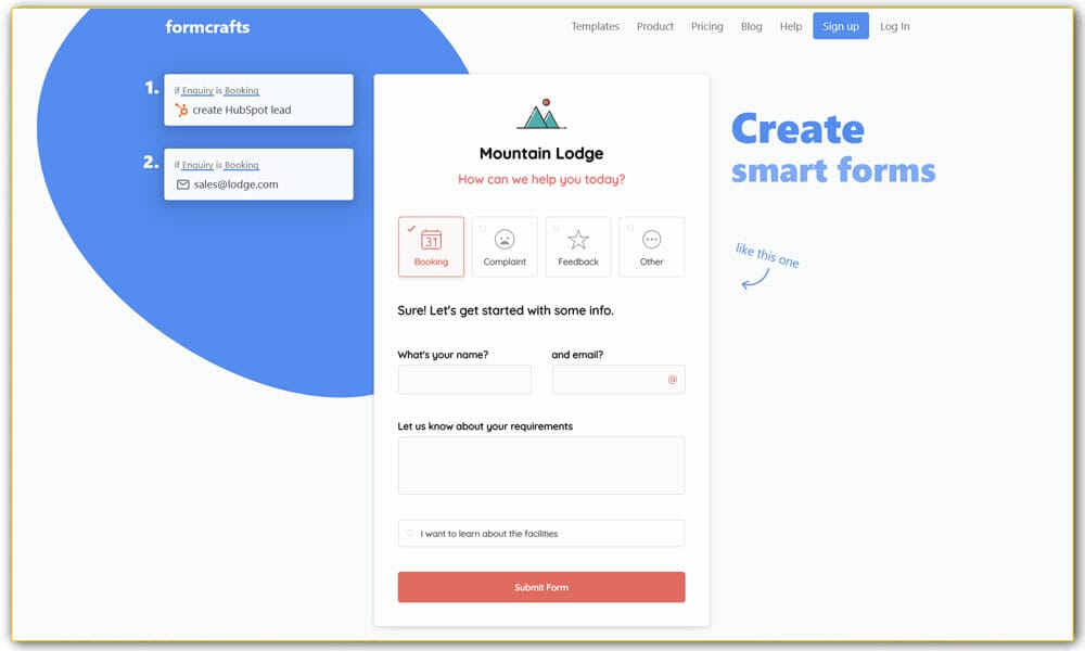 100+ Best Collection of Web Form Builders 13 FormCrafts