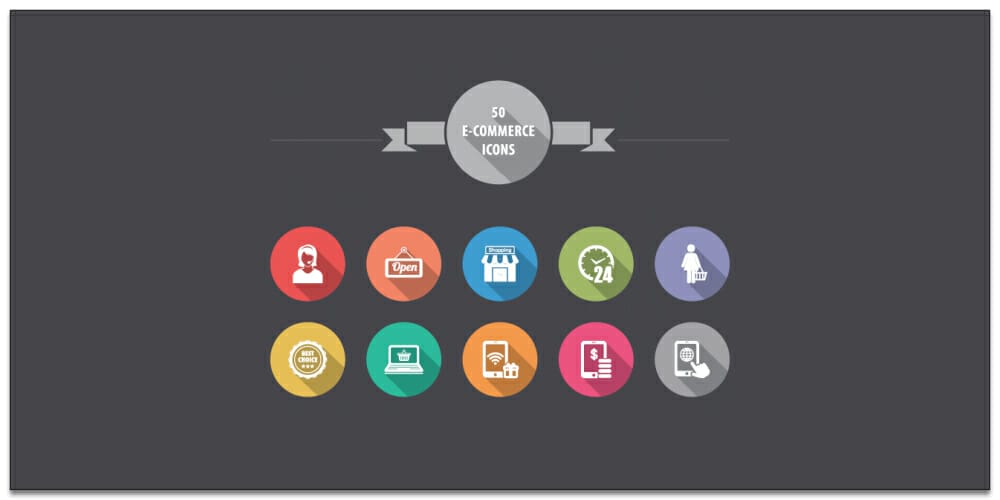 Latest Free E-commerce Icon Sets 39 Free E commerce Shopping Icons