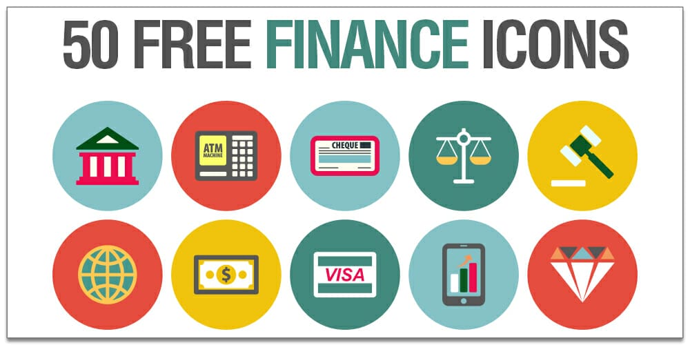 Latest Free E-commerce Icon Sets 20 Free Finance Icons Set
