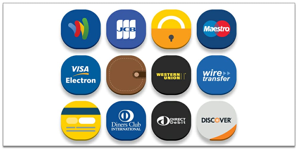 Free Online Banks and E-Commerce Icons