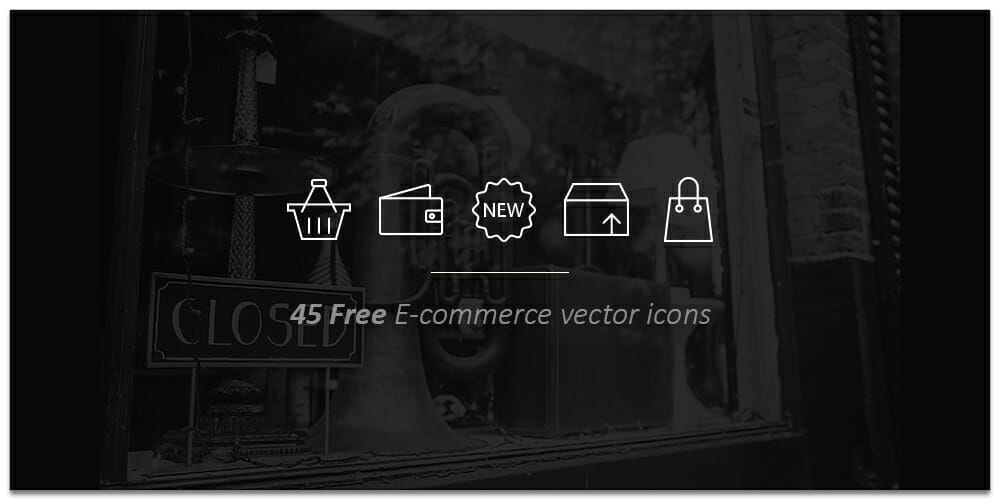 Latest Free E-commerce Icon Sets 27 Free Outline E commerce Icons