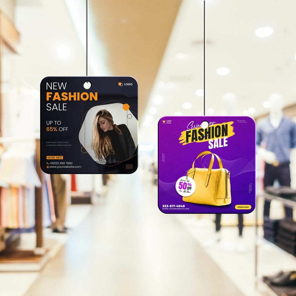 Free Square Dangler Mockup PSD Template 1 Free Square Dangler Mockup PSD Template