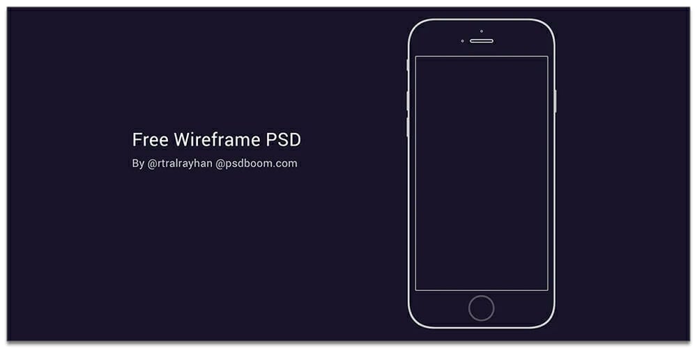 Latest Collection of iPhone Wireframe PSDs 1 https://psdboom.com/downloads/free-iphone-6-psd-wireframe