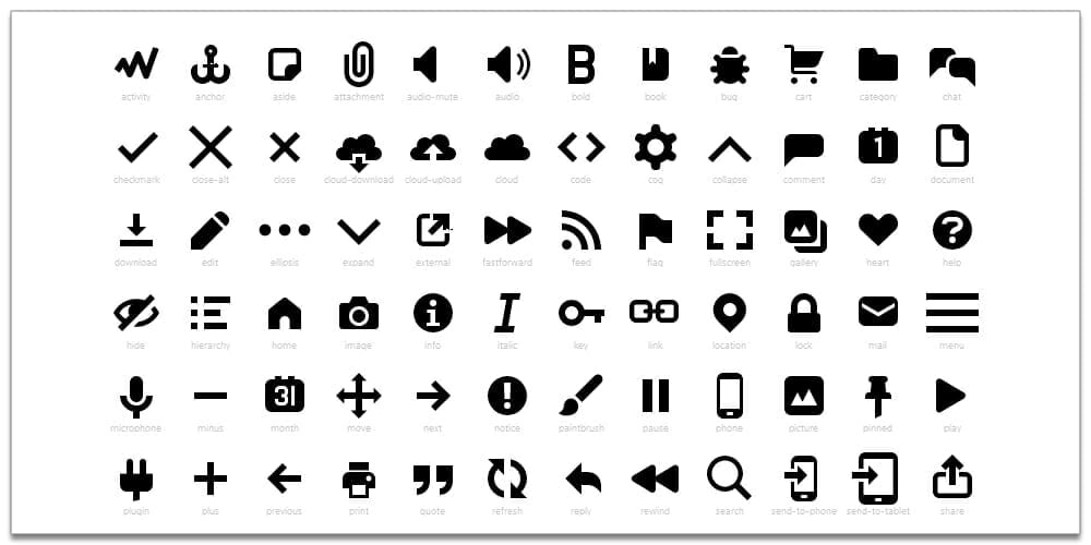 Useful Free Icon Fonts 34 Genericons